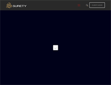 Tablet Screenshot of mysurety.com